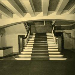 Arbor Lodge album: interior of house, stairs