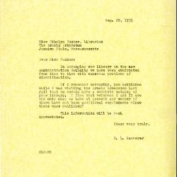 1935/08/28: E.L. Kammerer to Ethelyn Tucker