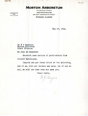 1934/05/17: N.J. Bryan to E.L. Kammerer