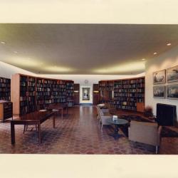 Sterling Morton Library, reading room center looking west