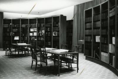 Sterling Morton Library, reading room, center, facing southeast