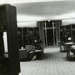 Sterling Morton Library, reading room, entering from the west