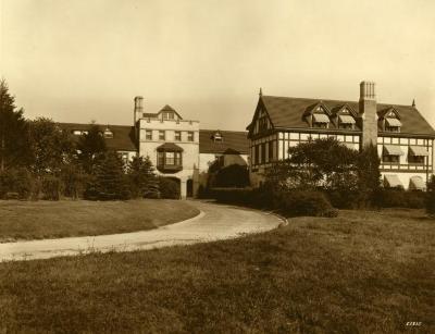 Morton Residence at Thornhill, exterior, view from west
