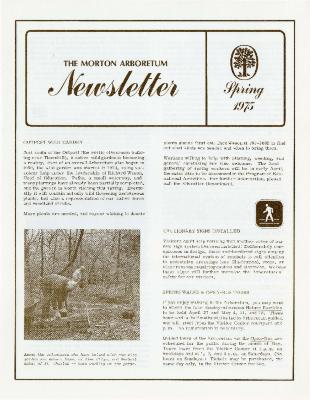The Morton Arboretum Newsletter, Spring 1975
