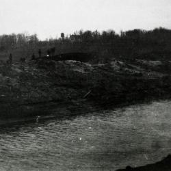 DuPage River, north of the Arboretum, just after dredging
