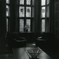 Founder's Room, bay and leaded glass windows