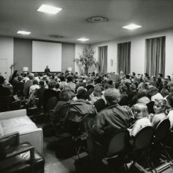 Thornhill Education Center, lecture hall with audience