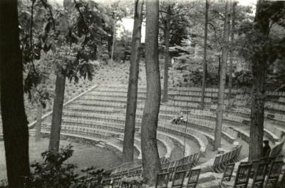 Swarthmore College Amphitheater, where Clarence Godshalk received his Arthur Hoyt Scott Medal
