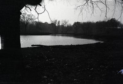 Lake Marmo from shore looking west toward islands