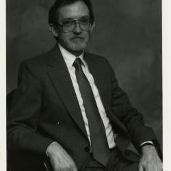Joe Larkin, seated portrait