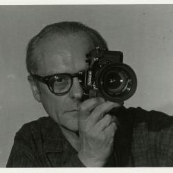 John Kohout with camera