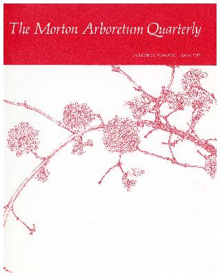 The Morton Arboretum Quarterly V. 23 No. 01