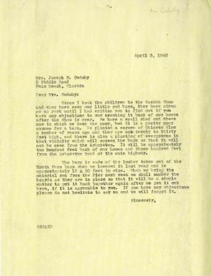 1940/04/05: Clarence E. Godshalk to Jean M. Cudahy