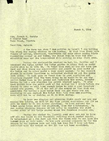 1944/03/09: Clarence E. Godshalk to Jean M. Cudahy