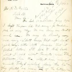 1923/06/14: John McDorman to H.D. Wyllie