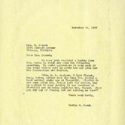 1937/11/24: Evelyn M. Rasch to Mrs. M. Barnet