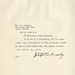 1941/07/29: Joseph M. Cudahy to Clarence E. Godshalk