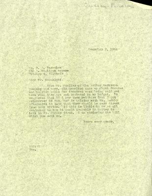 1944/12/09: Clarence E. Godshalk to D. S. Parmelee