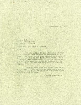 1945/05/17: Clarence Godshalk to Marsh & McLennan (Attention: John P. Mooney)