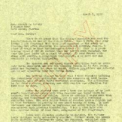 1952/04/03: E. Lowell Kammerer to Jean M. Cudahy