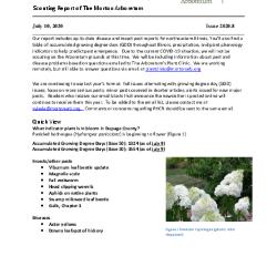 Plant Health Care Report: Issue 2020.8