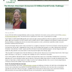 Hamill Family Challenge Press Release