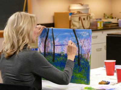 Adult Education, Nature Art, Uncorked Class