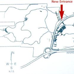Central Area Site Plan, New Entrance