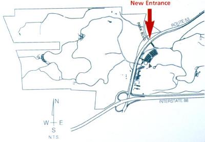Central Area Site Plan, New Entrance