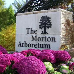 The Morton Arboretum Sign at Entrance