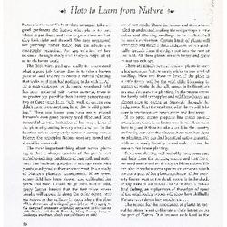 How to Learn from Nature