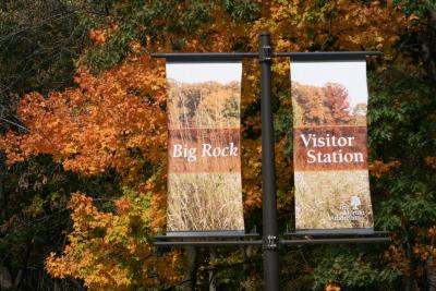 Big Rock Visitor Station Sign