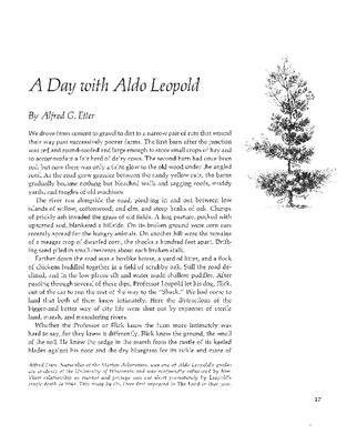 A Day with Aldo Leopold