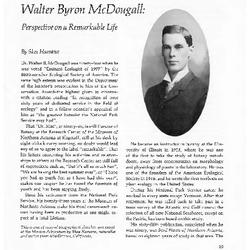 Walter Byron McDougall: Perspective on a Remarkable Life