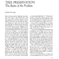 Tree Preservation: The Roots of the Problem