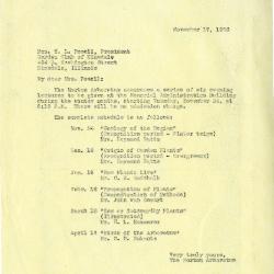 1936/11/17: E. L. Kammerer to Mrs. T. L. Powell