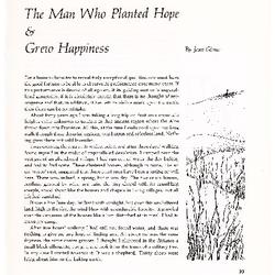 The Man Who Planted Hope & Grew Happiness