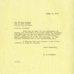 1949/03/30: E. L. Kammerer to William Beaudry