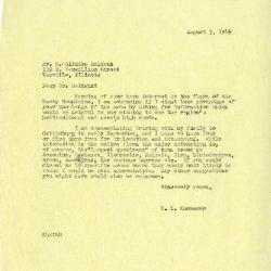 1949/08/03: E. L. Kammerer to Dr. S. Glidden Baldwin
