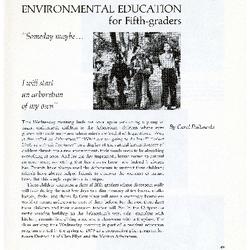 Environmental Education for Fifth-graders