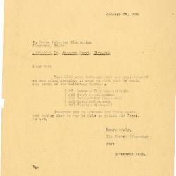 1930/01/22: Botanical Assistant (E. L. Kammerer) to Dr. Joannes Hagri