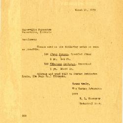 1930/03/11: E. L. Kammerer to Naperville Nurseries