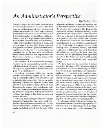 An Administrator’s Perspective