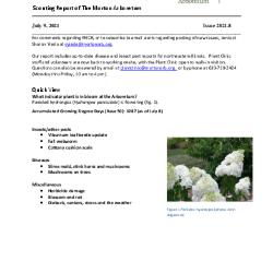 Plant Health Care Report: Issue 2021.8