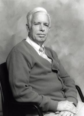 Floyd Swink, seated portrait