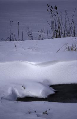Snow Drifts on Crabapple Lake