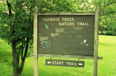 Illinois Nature Trail Sign, 1994