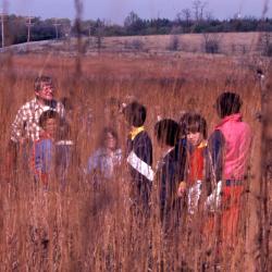 Craig Johnson and Children in the Prairie