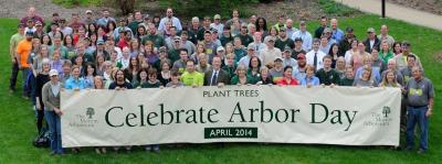 Arbor Day 2014 Staff Photograph