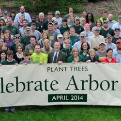 Arbor Day 2014 Staff Photograph